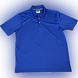 🍄Ben Hogan Men’s Performance Power Air Vibrant Blue  Polo Golf Shirt Casual XL